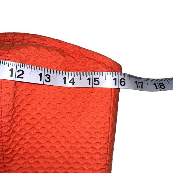 Trina Turk White Cap Bustier Orange Top in Bellini 2 - Picture 7 of 10